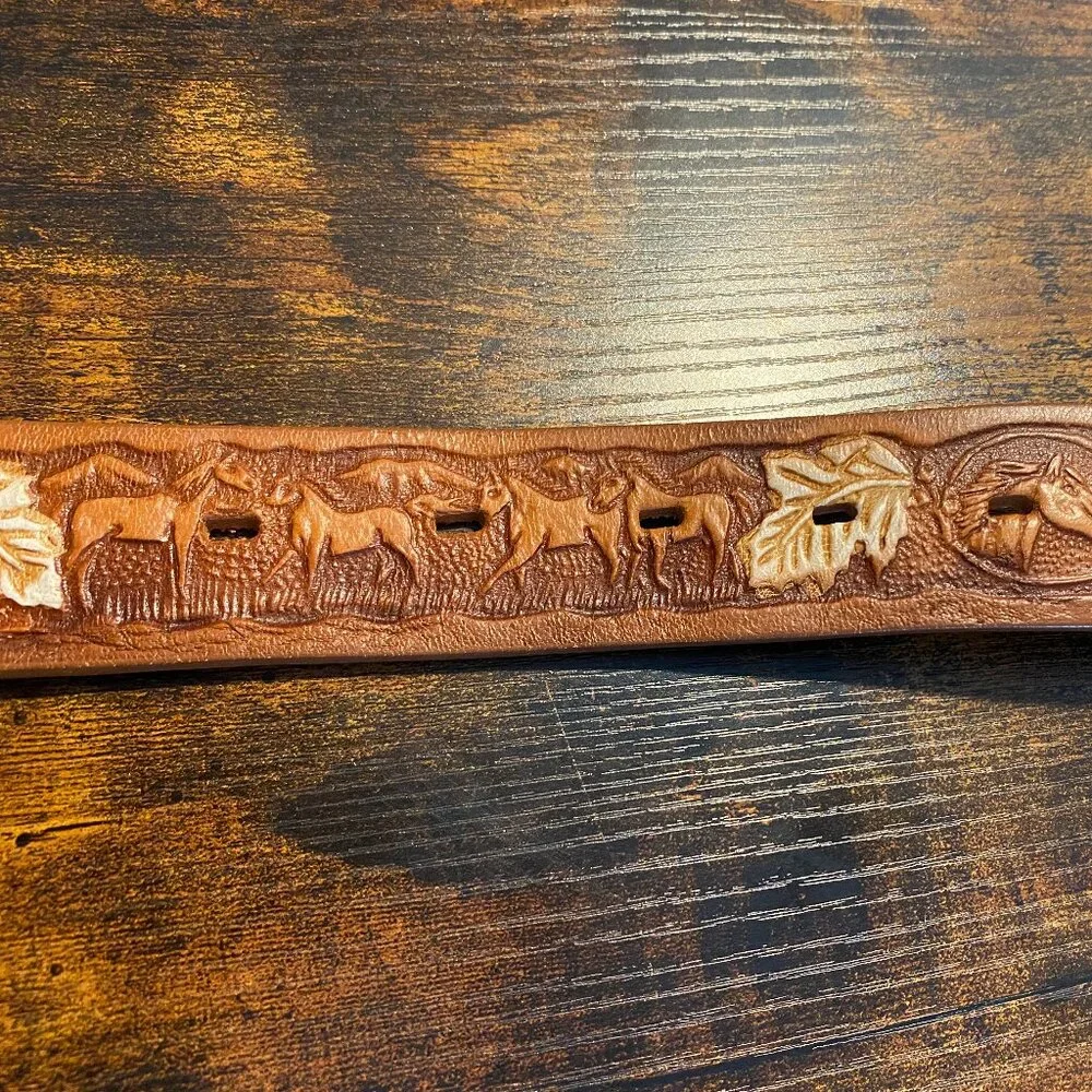 Cindilo Leather Brown Belt Sz 38